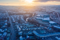 Banbridge town Co Down aerial view 2