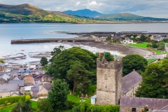Carlingford town and pier Co Louth ireland