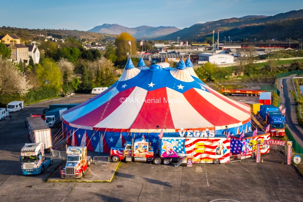 Circus Vegas Big Top Newry April 2024